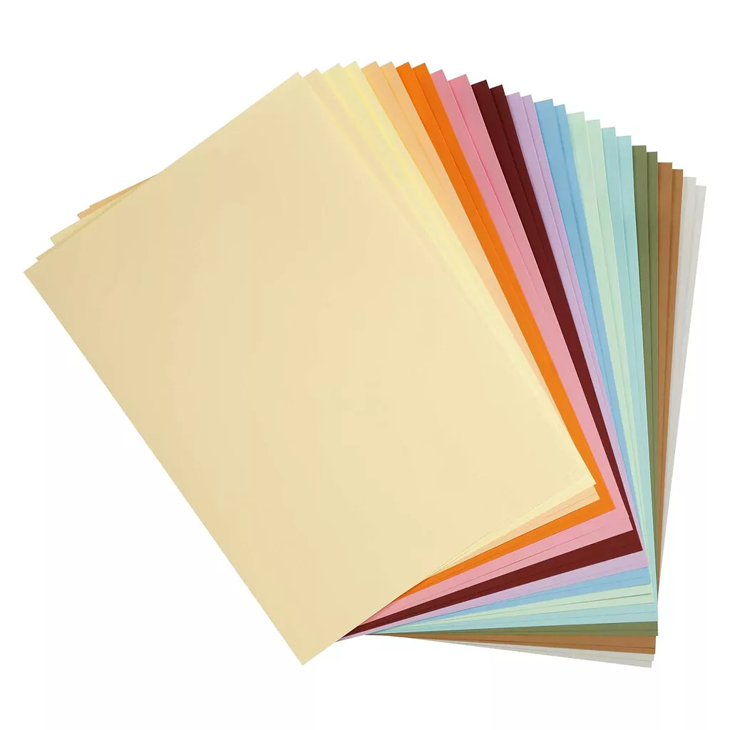 Carta colorata per usi artistici Clairefontaine Maya: assortito pastello, A4, 185 g/mq, cf. da 28 fg. - immagine 2