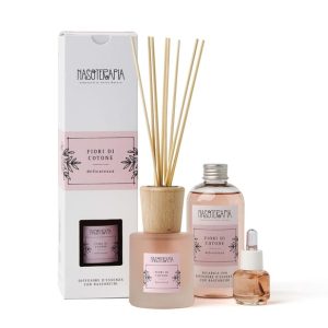 DIFFUSORE BASTONCINI FIORI DI COTONE 100 ML
