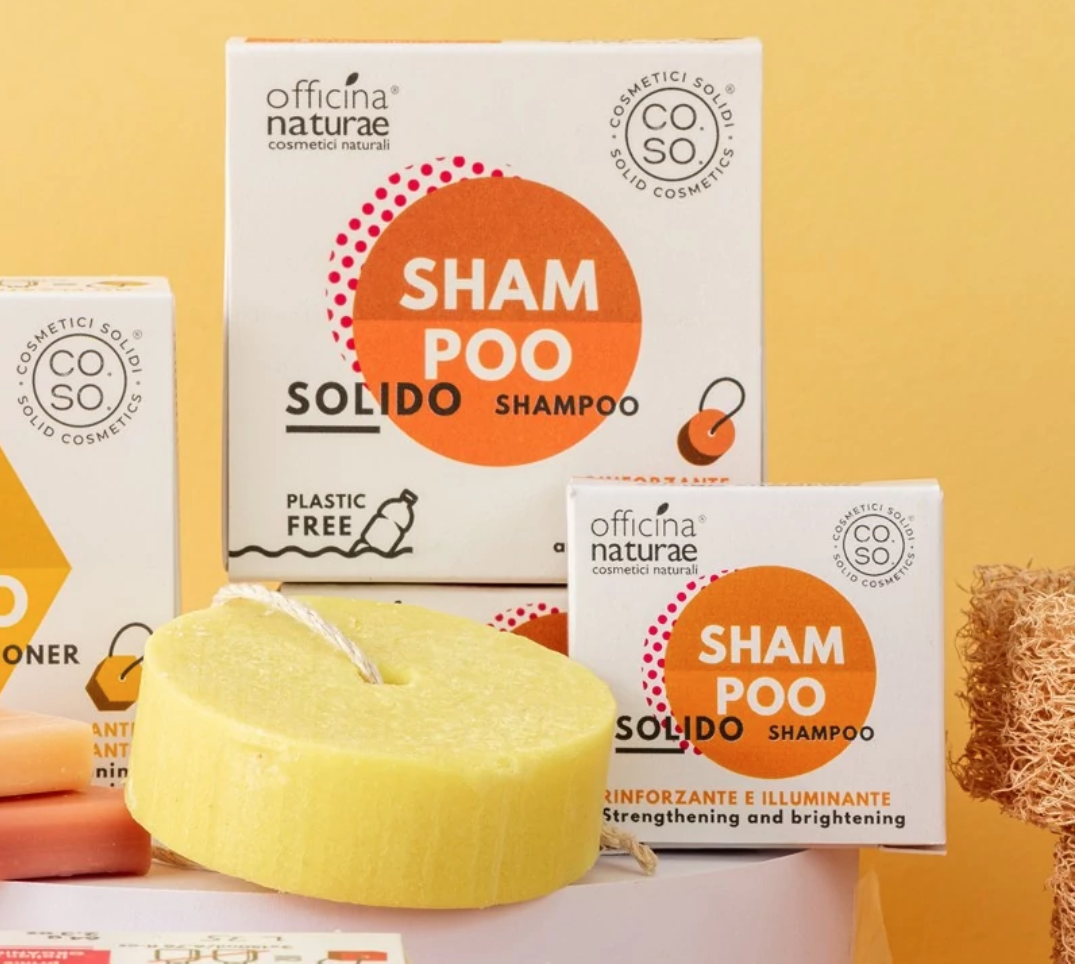 Shampoo solido Rinforzante e Illuminante – Officina Naturae