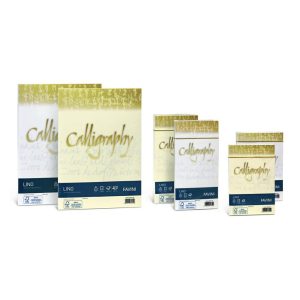 Buste Favini Calligraphy Lino: blister con 25 u., 11 × 22 cm, bianco