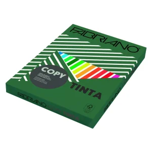 Carta Fabriano CopyTinta Colori Forti: verde, 297 X 420 mm, A3, 80 g/mq, 250 fg.