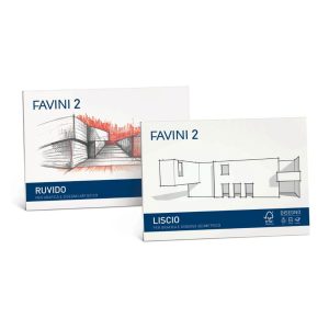 Album da disegno Favini 2: 24 X 33 cm, 10 fogli, liscia, squadrato, 25 pz.