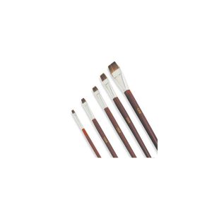 Pennello CWR: ciuffo piatta; nº 02; lungo