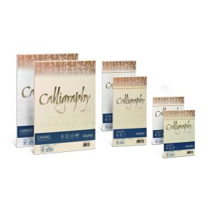 Buste Favini Calligraphy Canvas: blister con 25 u., 11 × 22 cm, avorio