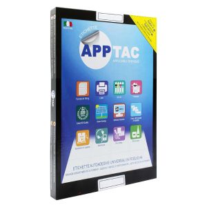 Etichette adesive AppTac: 70 X 25 mm, A4, (36 per foglio), cf. da 100 fg.