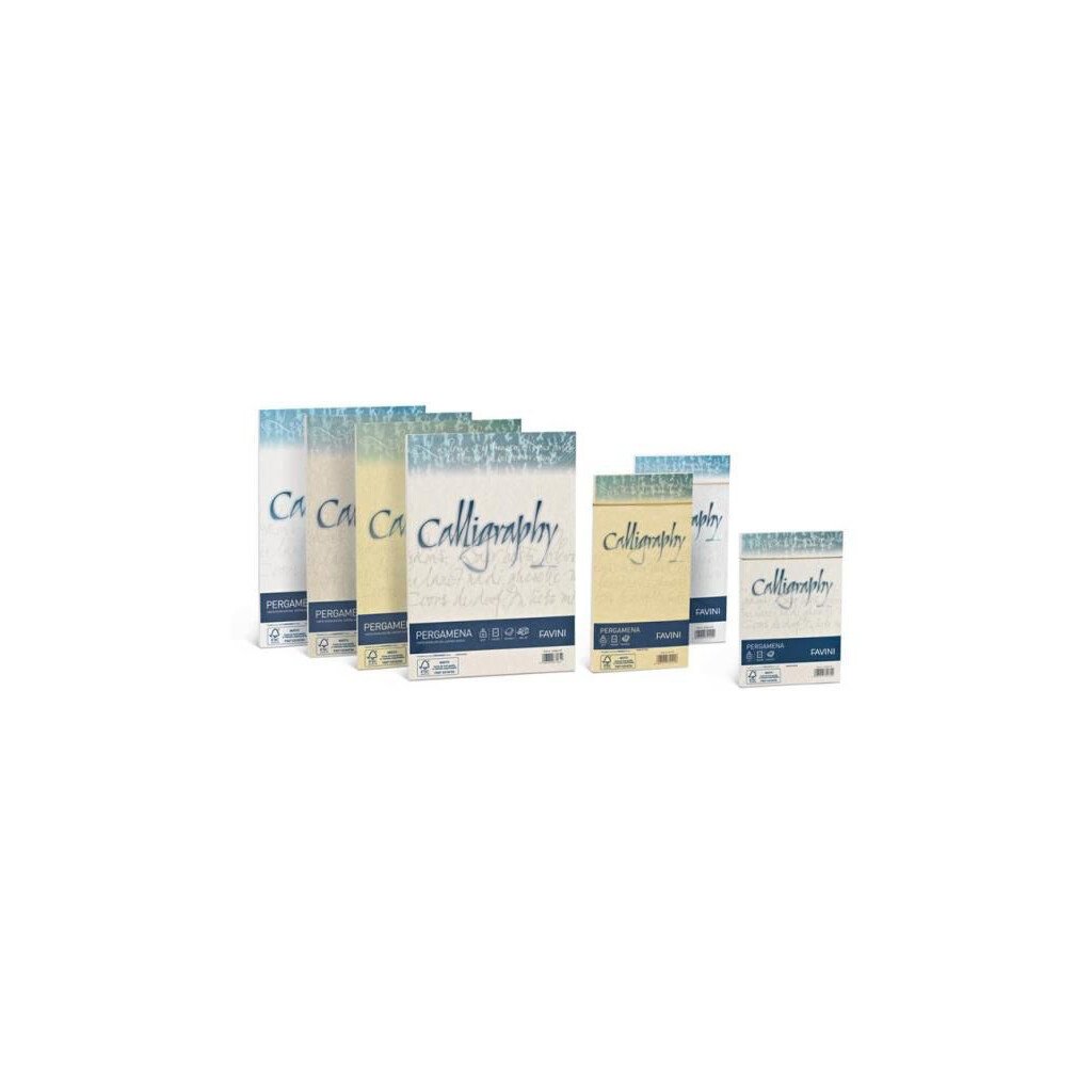 Buste Favini Calligraphy Pergamena: blister con 25 u., 12 × 18 cm, crema 05 - immagine 2