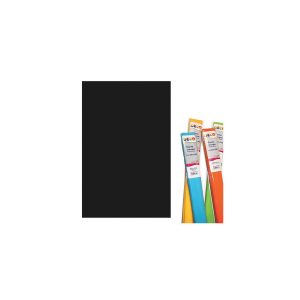 Carta crespa CWR: in rotolo, confezione con 10 pz., 40 g/mq, nero