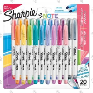 Pennarello Sharpie S-Note: assortiti, 20 u.