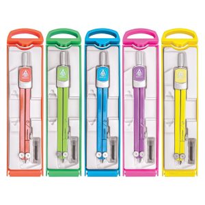 Compasso (set) CIAC: assortiti fluo, (ARIC-302)