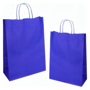 Shopper Florio Carta Jolly: 22 X 10 X 32 cm, blu, cf. da 25 pz.