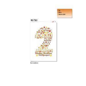 Biglietto aug. Cromo: numero 2, tracciato deco