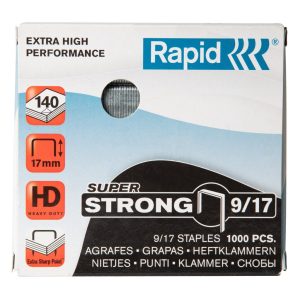 Punti metallici Rapid Super Strong: 9/17, cf. da 1000 u.