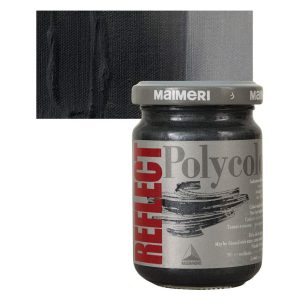 Colore acrilico Maimeri Polycolor Reflect: nero perlato, 140 ml
