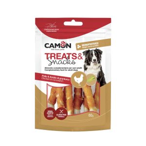 Camon Ossicini arrotolati con pollo – Snack per Cani