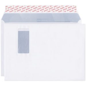ELCO Buste Office finestra dest. C4 74522.12 120g, bianco, colla 50 pezzi