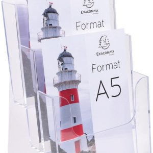 EXACOMPTA Porta prospetti A5 75158D trasparente 154x181x280mm