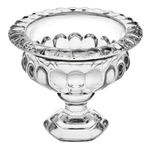 Coppa wedding in vetro stile medici bassa diametro 13 cm