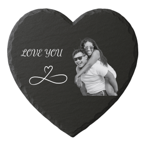 Tagliere Personalizzato Ardesia Cuore