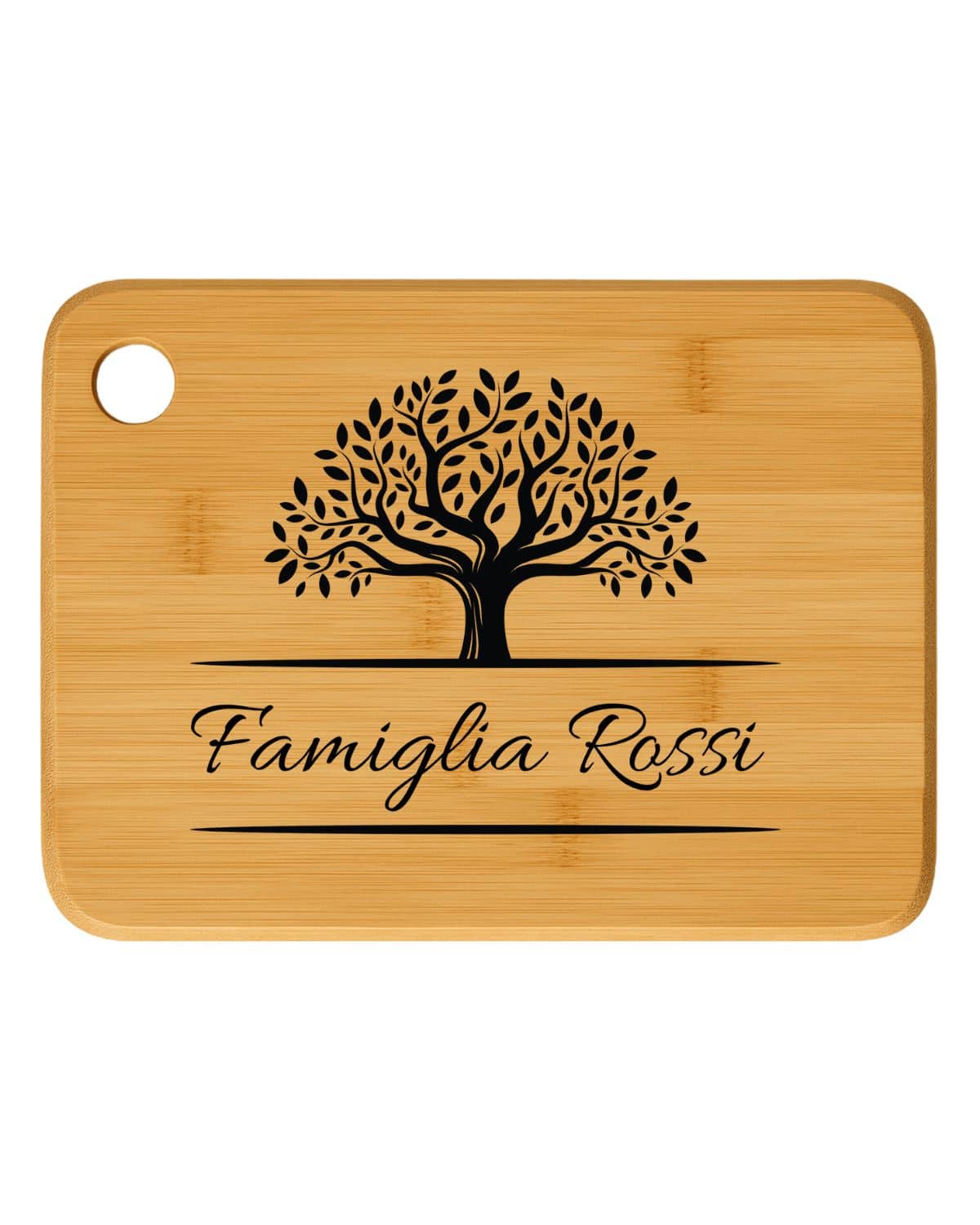 Tagliere in legno famiglia - immagine 2