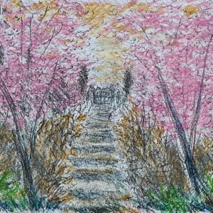 La scalinata | Michele Cascella