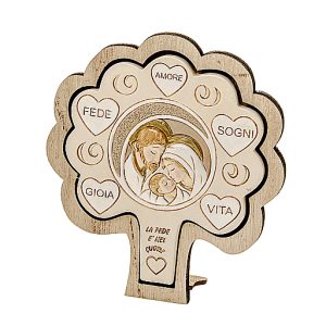 ICONA LUNA SACRA FAMIGLIA