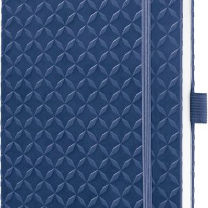JOLIE Taccuino HC indigo blue JN101 rigato, 174 p.,135x203x16mm