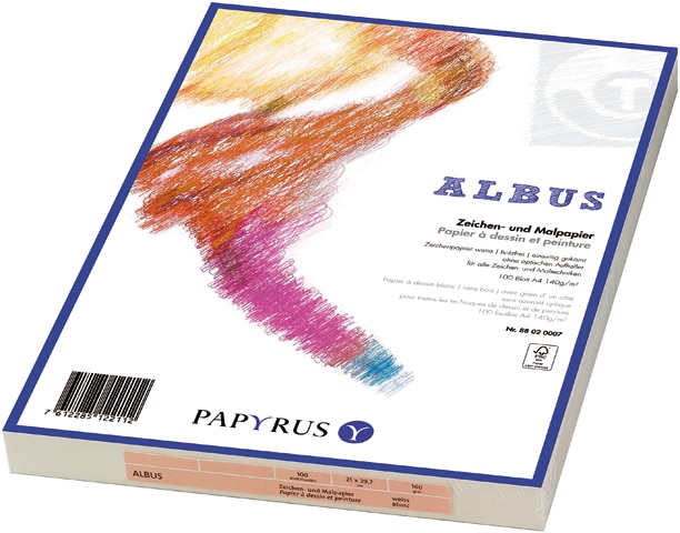 PAPYRUS Carta per disegno A2 88248937 160g, bianco 100 fogli - immagine 2