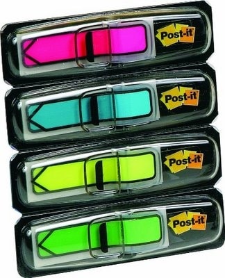 POST-IT Index dardo 4×24 pcs. 684-ARR4 neon 4-colori ass./4×24 fogli