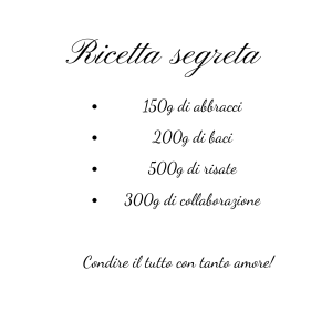 Tagliere rettangolo Ricetta segreta 1