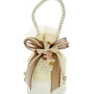 SACCHETTO BATTESIMO MINI BORSETTA