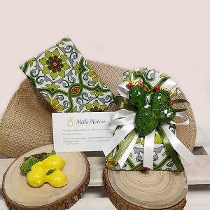 SACCHETTO MAIOLICA CACTUS MAGNETE