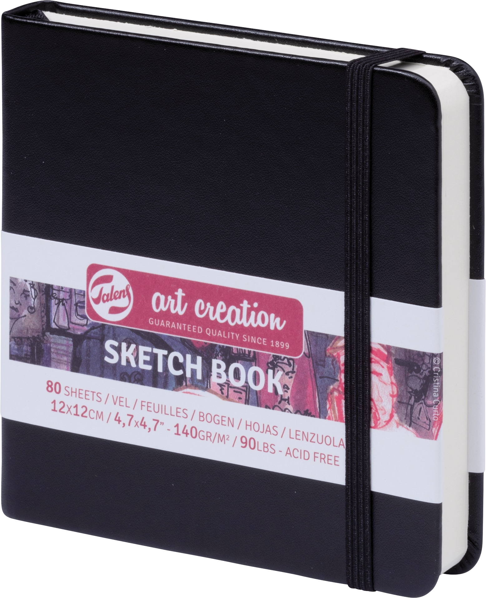 TALENS Libro schizzo 12x12cm 9314004M Art Creation