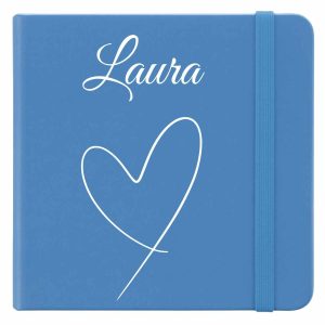 TALENS Sketchbook 12x12cm blu personalizzato