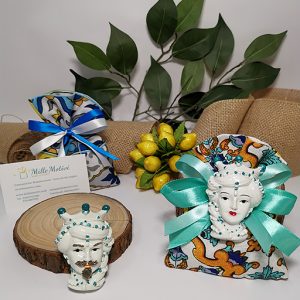 SACCHETTO TESTA DI MORO BIANCO MAGNETE