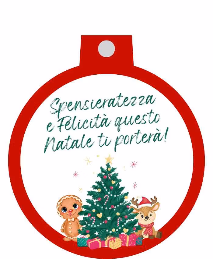 Palla Natale in Forex con dedica spensieratezza