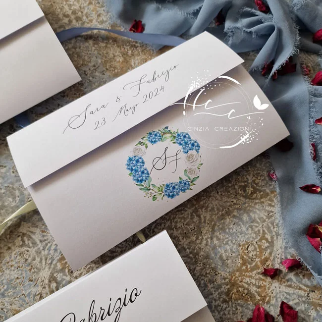 Wedding Bag VUOTA Ortensie - immagine 5