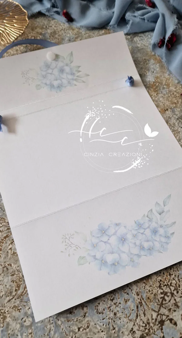 Wedding Bag VUOTA Ortensie - immagine 6