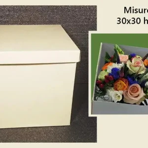 Wedding Box scatola porta bouquet da matrimonio cm 30x30x34