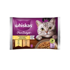 Whiskas Pure Delight Tenere Delicatezze 4x85g