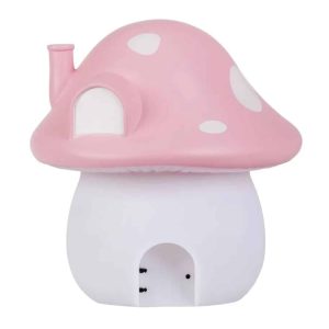 ALLC Luce Notturna con Sticker NLMUMC24 Mushroom rosa 17x19x17cm