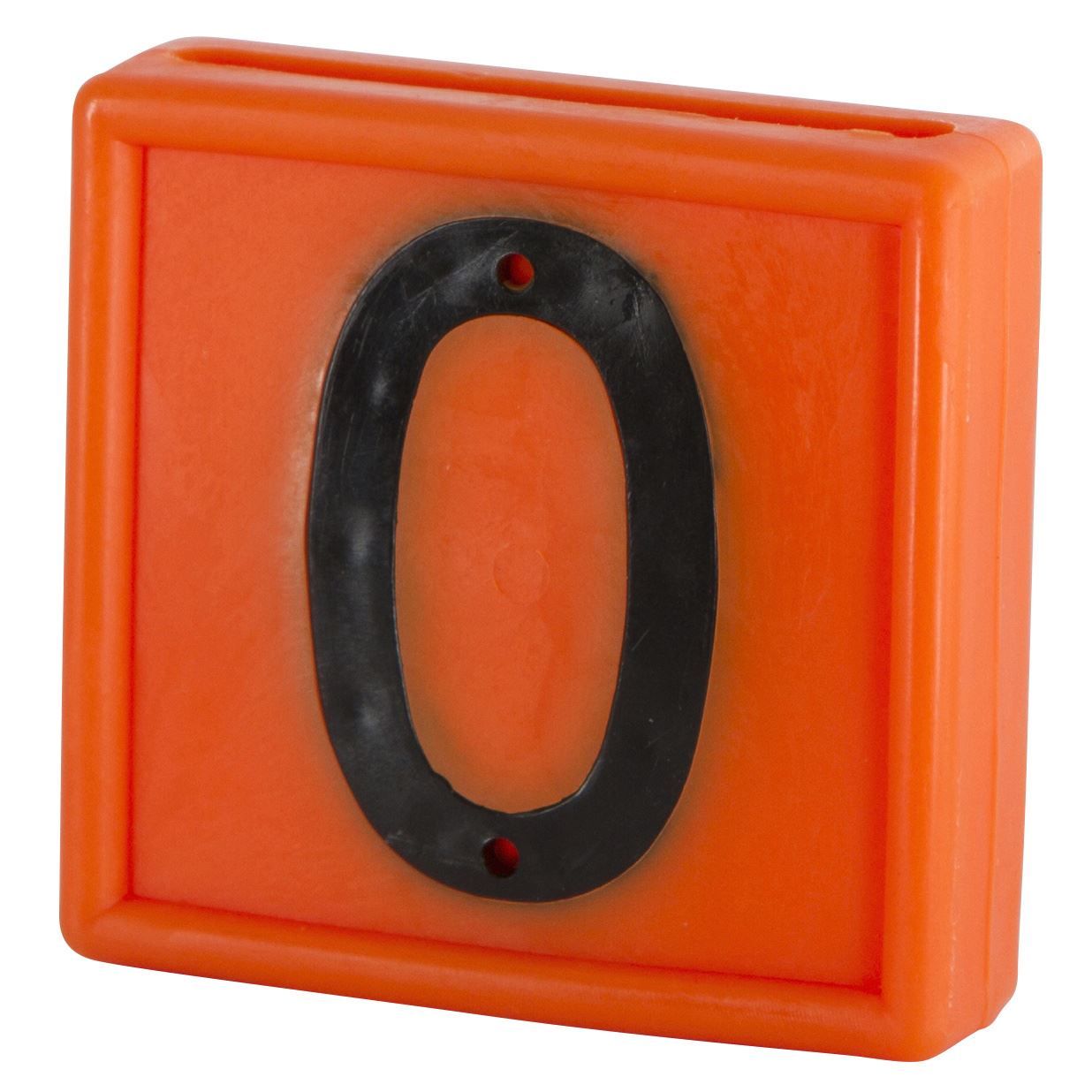 Numeri identificativi arancio 0-9 conf.10 pz. - immagine 3