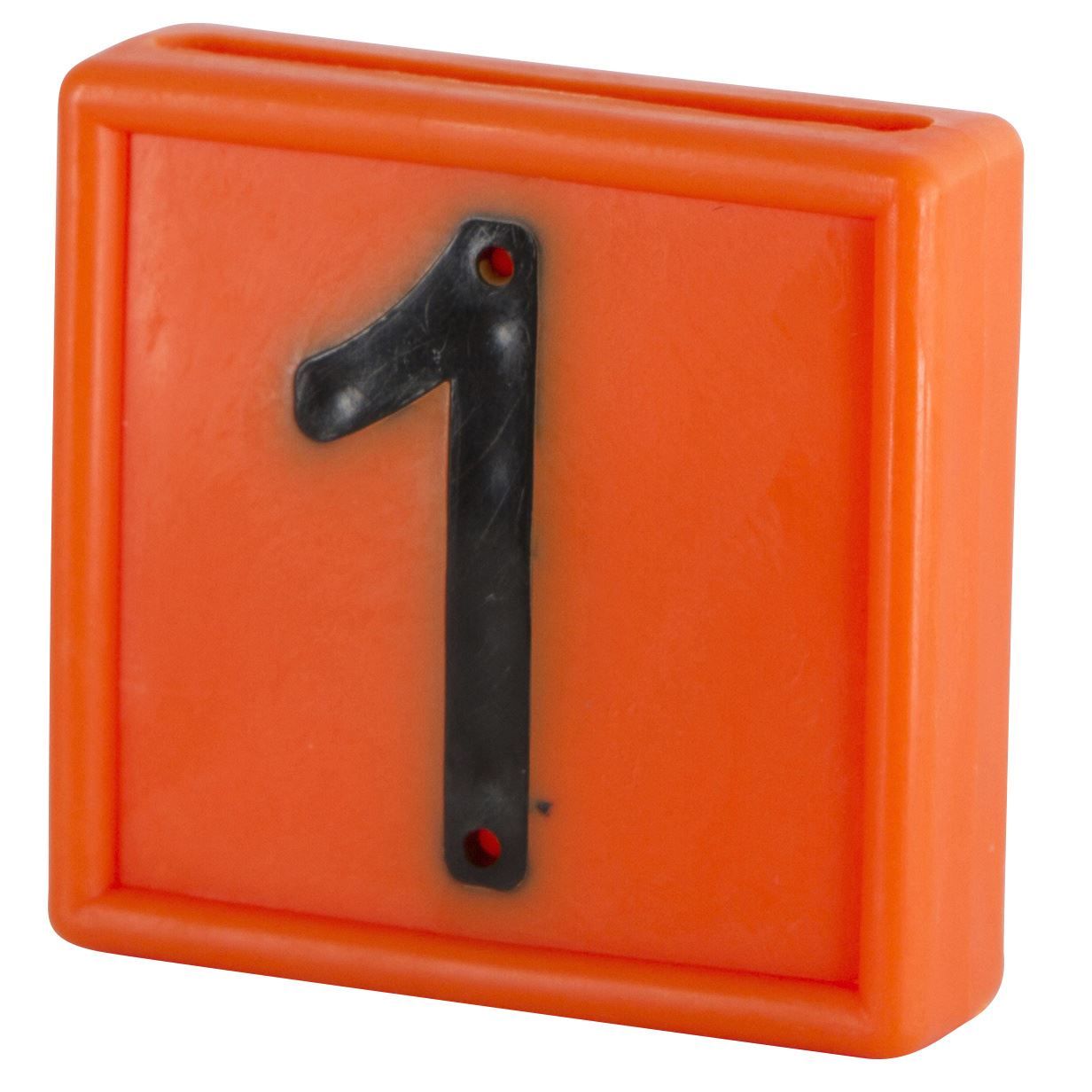 Numeri identificativi arancio 0-9 conf.10 pz. - immagine 4