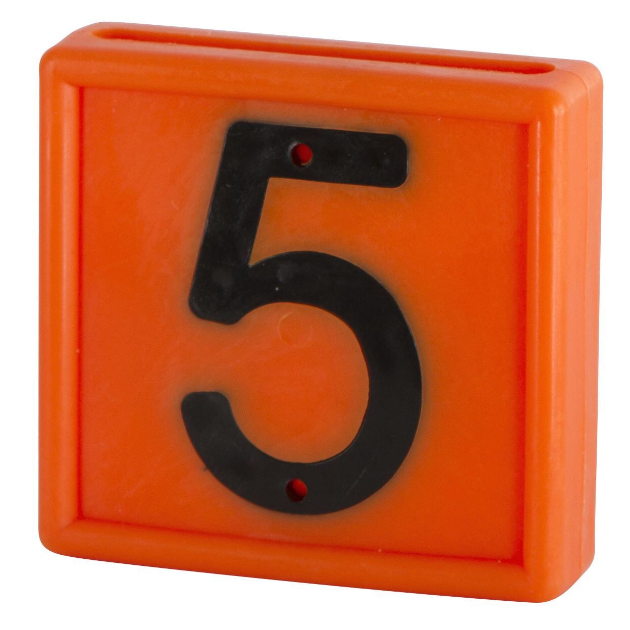 Numeri identificativi arancio 0-9 conf.10 pz. - immagine 8