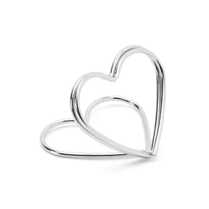 10 Segnaposto Cuore Silver (PCH1-018)