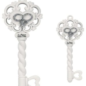 BOMBONIERA NOZZE ARGENTO CHIAVE