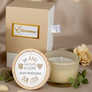 CANDELA PROFUMATA FRASE MOTIVAZIONALE