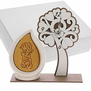 OROLOGIO ALBERO GOCCIA LED BIMBA COMUNIONE