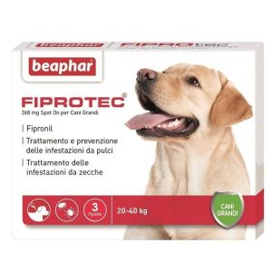 FIPROTEC CANE DA 20 A 40 KG   268 MG – 3 PIP