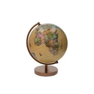 LAMPADA MAPPAMONDO GEOGRAFICO PP PVC e METALLO