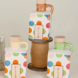 OLIERA CUBO POIS TAPPO IN LEGNO